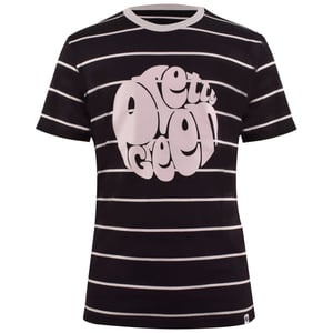 Men's Pretty Green Capella Crew Neck Regular Fit T-Shirt in Black