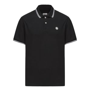 Men's Pretty Green Barton Polo in Black