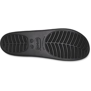 Women's Crocs Baya Platform Open Toe Slides in Black