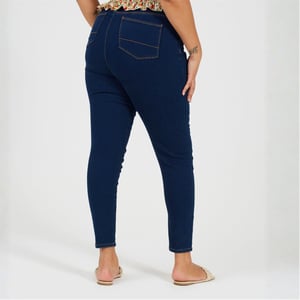 Women's Brave Soul High Rise Skinny Fit Jeans in Mid Blue