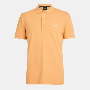 Men's Boss Paule Short Sleeve Polo Shirt in Open Orange