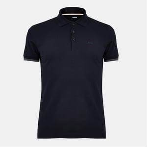 Men's Boss Phillipson Collared Neck Short Sleeve Polo Shirt in Open Blue