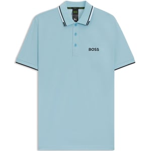 Men's Boss Hbg Paddy Pro Premium Cotton Polo Shirt in Light/Pstl Blue
