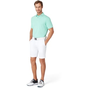 Men's Callaway Emea Collared Neck Short Sleeve Polo Shirt in Neptune Green
