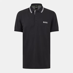 Men's Boss Hbg Paddy Pro Premium Cotton Polo Shirt in Dark Blue