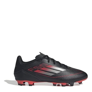 Men's adidas F50 Club Firm Ground Football Boots Adults in Core Black/Iron