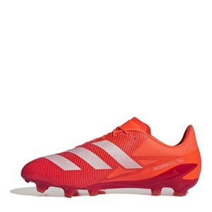 Men's adidas Adizero Rs15 Ultimate Adults Soft Ground Rugby Boots in Red/Whte/Orng