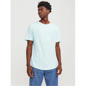 Men's Jack and Jones Crew Neck Regular Fit T-Shirt in Soothing Sea