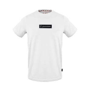 Men's Aquascutum Crew Neck Short Sleeve Regular Fit T-Shirt in  White