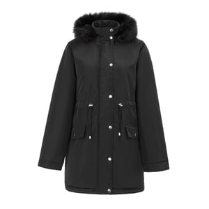 Women's Miso Parka Ladies Jacket in Black