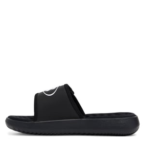 Women's Under Armour Ignite Pro 8 Open Toe Slides in Black