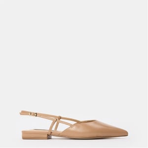 Women's Steve Madden Spencer Slingback Sandals with Block Heel in Tan Lthr