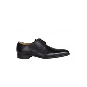 Giorgio 38202 zwart leren veterschoen met rubber zool