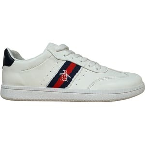 Men's Original Penguin Low Profile Lace Up Trainers Juniors in White