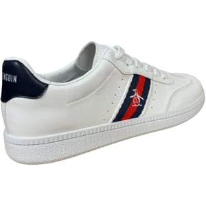 Men's Original Penguin Low Profile Lace Up Trainers Juniors in White