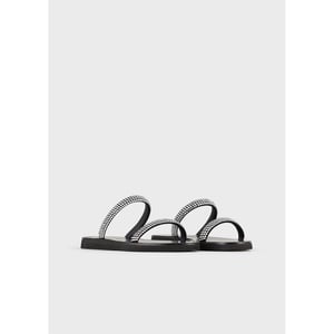 Women's Emporio Armani EA7 Cozy Nyem Sandals in Grey