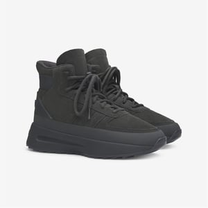 Men's adidas Athletics Los Angeles Hiker Canvas Hi Top Sneakers in Carbon