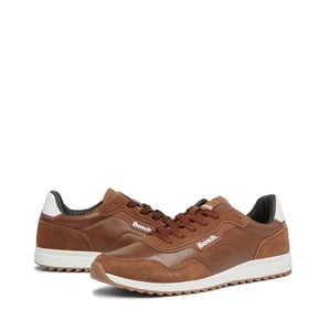 Men's Bench Brooke Lace-Up Trainers in Tan