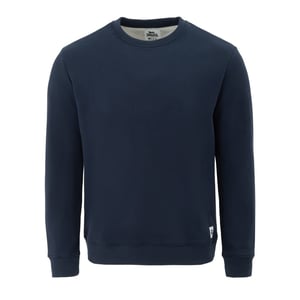 Men's Lonsdale Regular Fit Long Sleeve Crew Neck Sweatshirt in Navy
