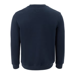 Men's Lonsdale Regular Fit Long Sleeve Crew Neck Sweatshirt in Navy
