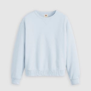 Women's Levis Heritage Crew Neck Long Sleeve Drop Shoulder Sweatshirt in Niagara Mist