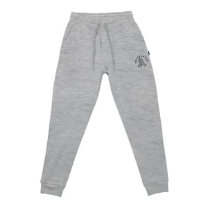 Men's Aquascutum Solid Patterned Slim Tapered Joggers in Grey