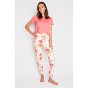 Women's PJ Salvage Salvage Brunch In Bed Pant in Beige