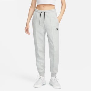 Women's Nike Sportswear Tech Fleece Mid Rise Joggers in Grey