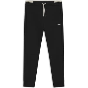 Men's Boss Hbg Zone Jog Soft Cotton Blend Jogging Bottoms in Black