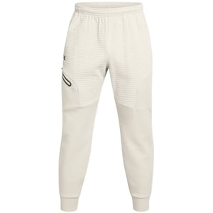 Men's Under Armour Unstoppable Closed Hem Fleece Joggers in White