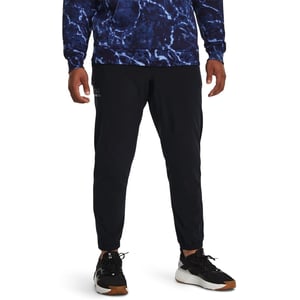 Men's Under Armour Project Rock Solid Patterned Joggers in Black