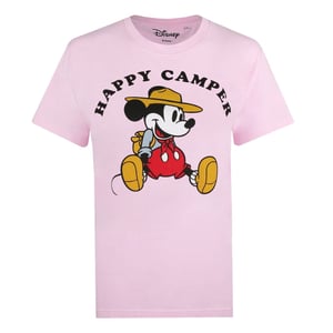 Women's Disney Mickey Mouse Graphic Regular Fit T-Shirt in Pink