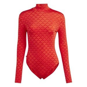 Women's adidas Originals Logo Bodysuit in Red