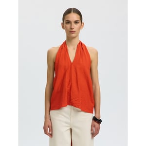 Selected Femme slflisa sl halterneck top b 16101442 potters clay