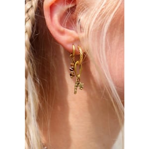 Label Kiki K.sh.319.1 triple brown hoop