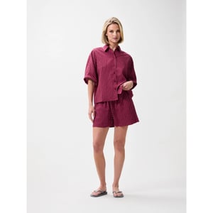 Catwalk Junkie Striped short sleeve blouse