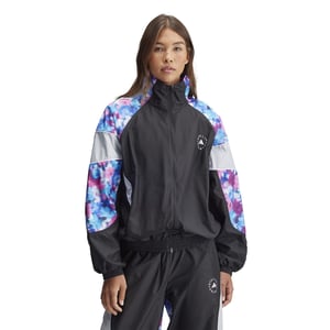 Women's adidas Funnel Neck Raglan Sleeve Tech Athletic Top in Signal Cyan