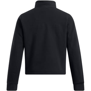 Women's Under Armour Zip Neck Long Sleeve Sweatshirt in Black