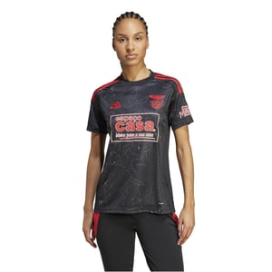 Women's adidas Crew Neck Raglan Sleeve Jersey T-Shirt in Black