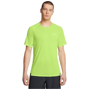 Men's Under Armour Trail Run Raglan Sleeve Competition T-Shirt in Green