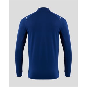 Men's Castore Rangers FC Zip Neck Regular Fit Sweatshirt in Blue