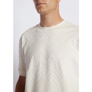 Aeden Silver tee off white
