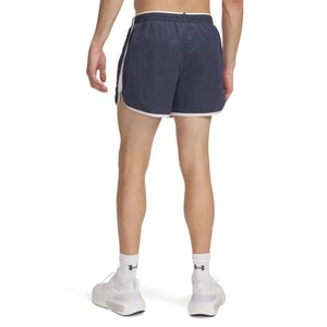 Men's Under Armour Run 96 Running Shorts with Curved Hem in Grey