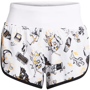 Women's Under Armour We Run Athletic Bermuda Shorts in White