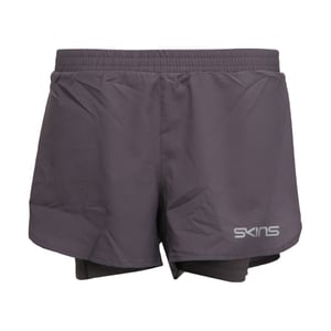 Women's Skins Superpose SR3 Running Shorts in Charcoal