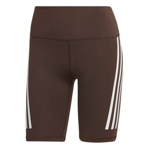 Women's adidas Optime Biking Athletic Shorts in Brown
