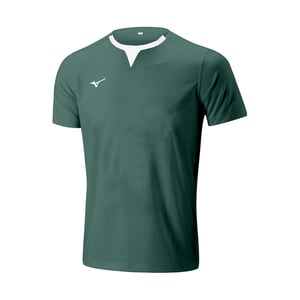 Men's Mizuno Rugby Training Shirt in Bottle Green