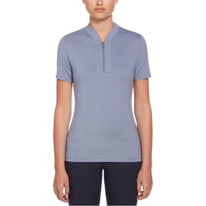 Women's Callaway Tonal Regular Fit Polo Shirt in Blue Indigo Htr