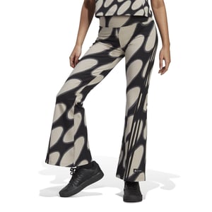 Women's adidas X Marimekko Future Icons Flared Leggings in L Brwn/Bk/Gry