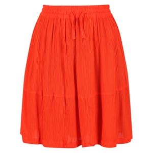 Women's Regatta Hansika Knee Length Tiered Skirt in Crayon
